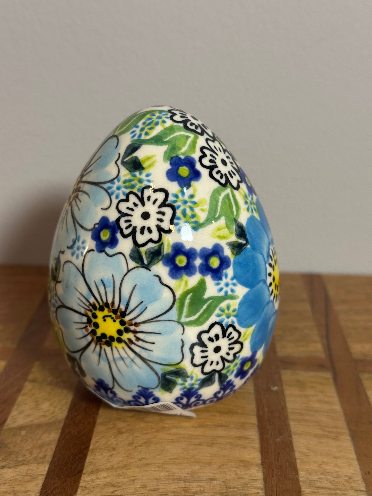 Vena, U598 Unikat, Blues Large Egg Figurine