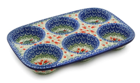 Ceramika Artystyczna, Crimson Bells, Muffin Pans