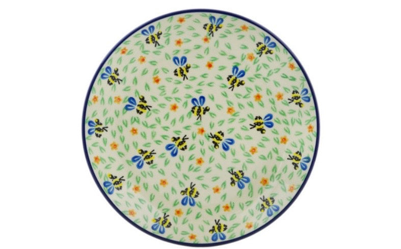 Ceramika Artystyczna, Honey Bee, Dessert/Luncheon Plate