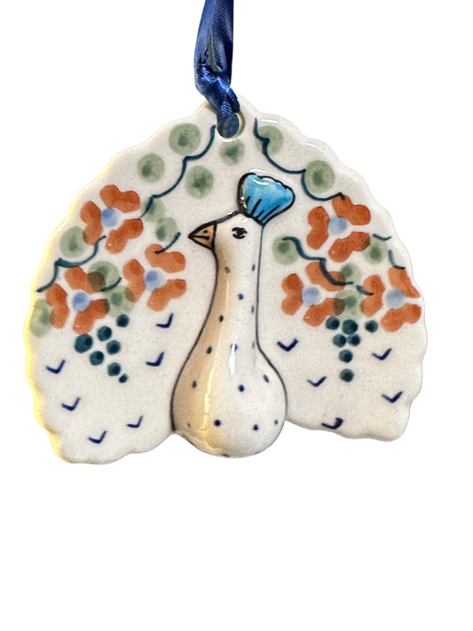 Manufaktura, Avery, Peacock Ornament