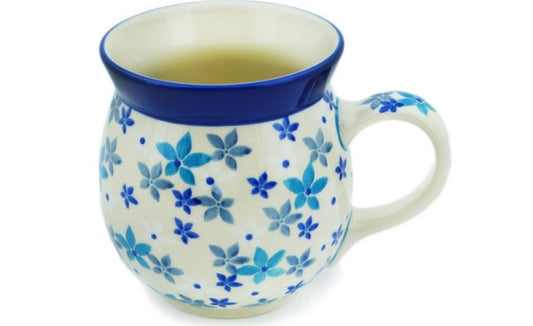 Ceramika Artystyczna, Blooms In The Frost,  Large Bubble Mug