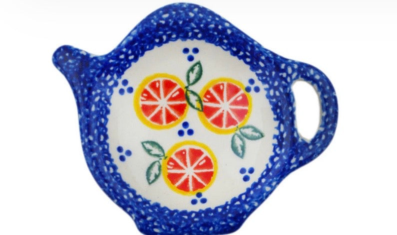 Bona, Citrus Craze, Tea Bag/Lemon Plate/Ornament