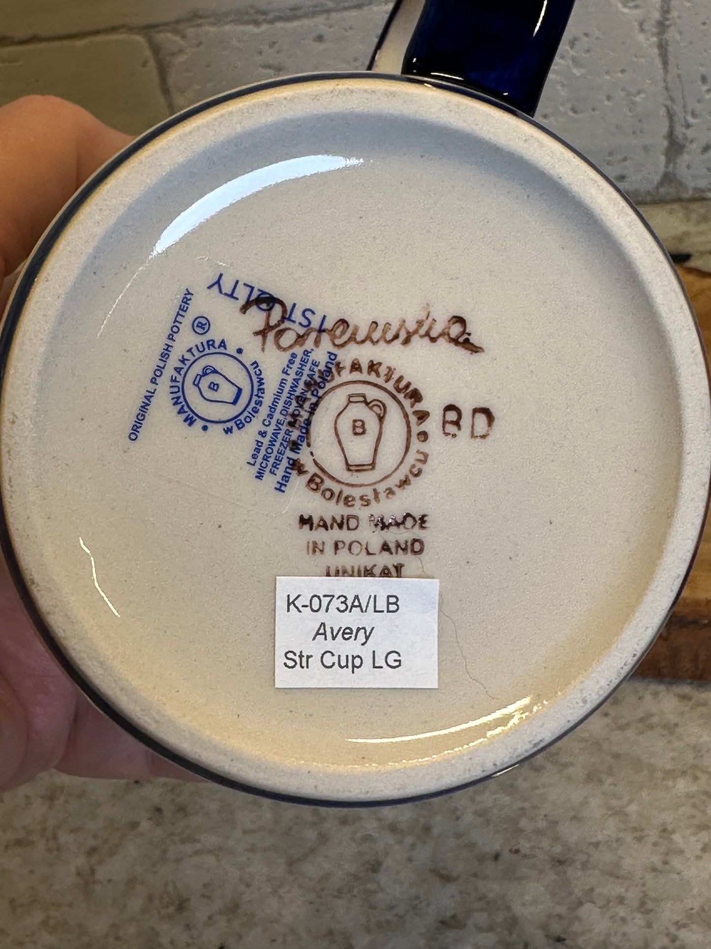 Manufaktura, Avery, Large Straight Mug 12 oz