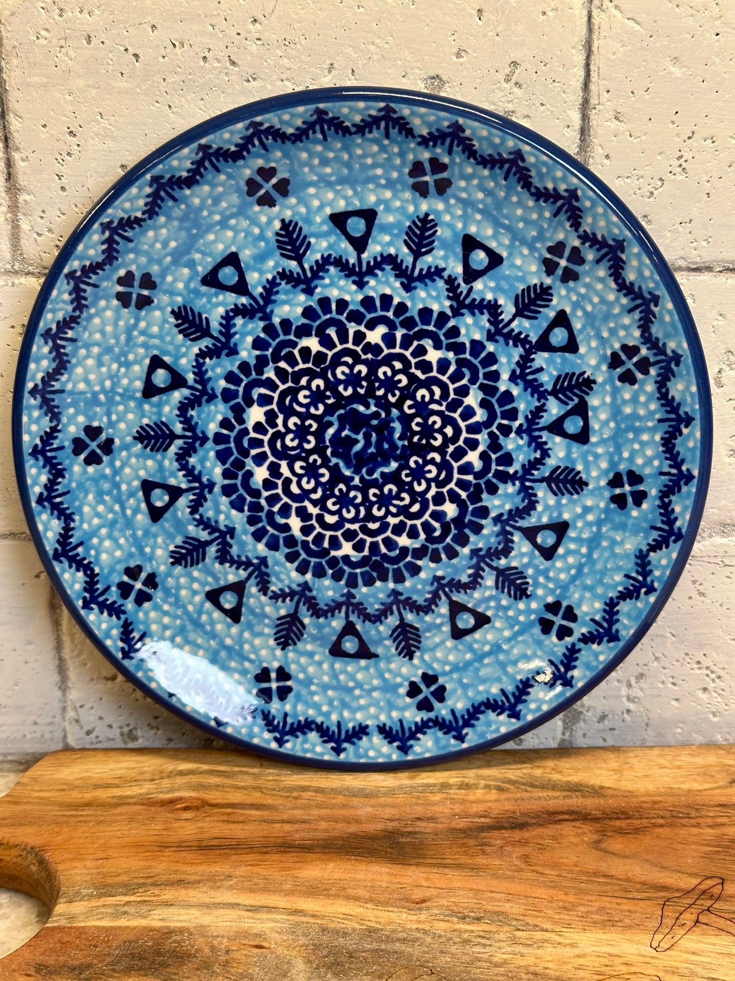 Manufaktura, Alpine Blues, Dessert Plate 7.25"