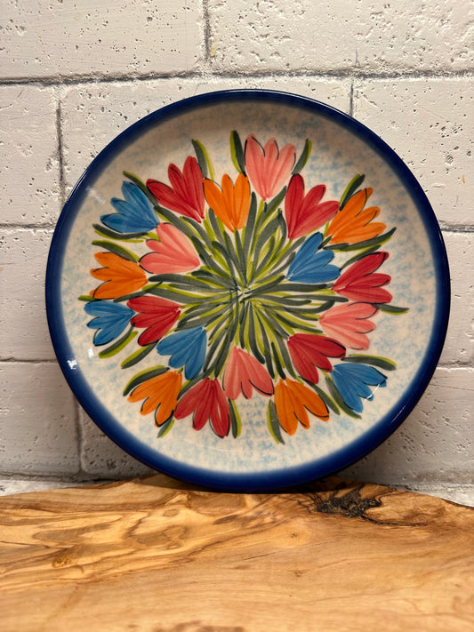 Vena Polish Pottery, Tulip Delight, Salad Plate