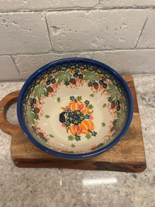 Kalich, Acorn, Hedgehog, Pumpkin Bowl 6" x 3"