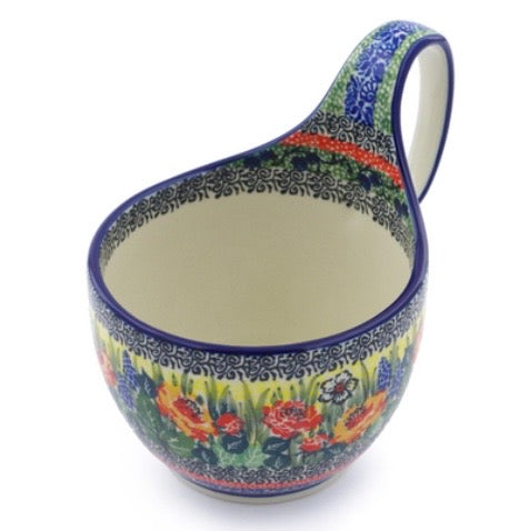 Ceramika Artystyczna, U4623, Resting Bird, Loop Mug/Bowl