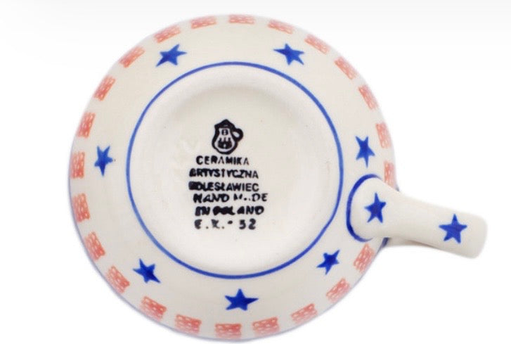 Ceramika Artystyczna, Classic Americana, Espresso Cup & Saucer 3 oz