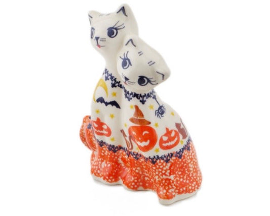 Bona,  Halloween Spooky Pumpkin, Cats Figurine