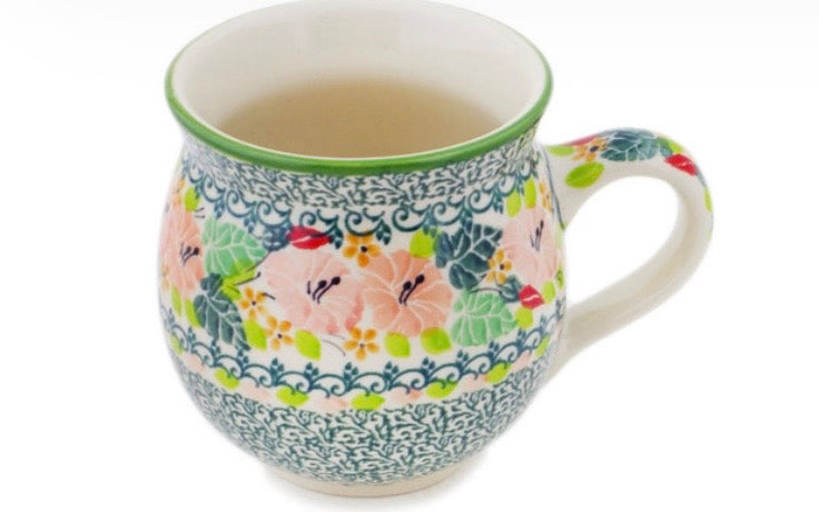 Ceramika Artystyczna, U4799 Morning Divine, Medium Bubble Mug 12 oz