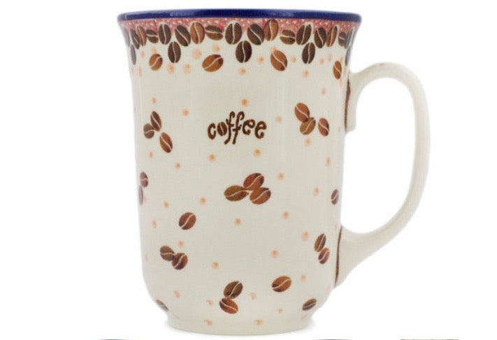 Ceramika Artystyczna, Coffee Bean, Bistro Mug 17.5 oz