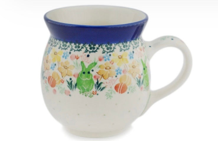 Ceramika Artystyczna, U5199 Easter Festivity, Large Bubble Mug, 16 oz