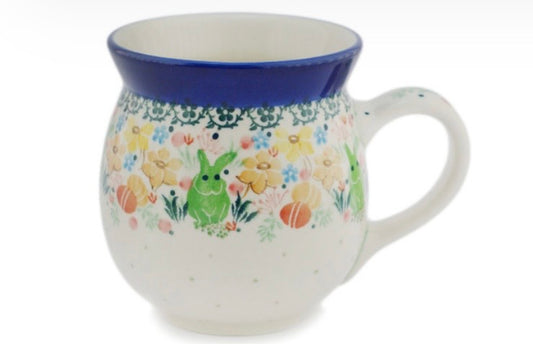Ceramika Artystyczna, U5199 Easter Festivity, Large Bubble Mug, 16 oz