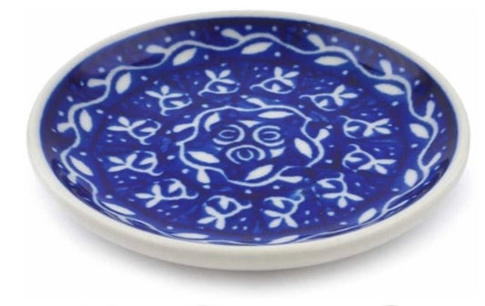 Ceramika Artystyczna, Blue Rope Vine, Coaster/Mini Plate