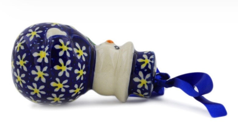 Manufaktura, Daisy, Snowman Ornament 4"