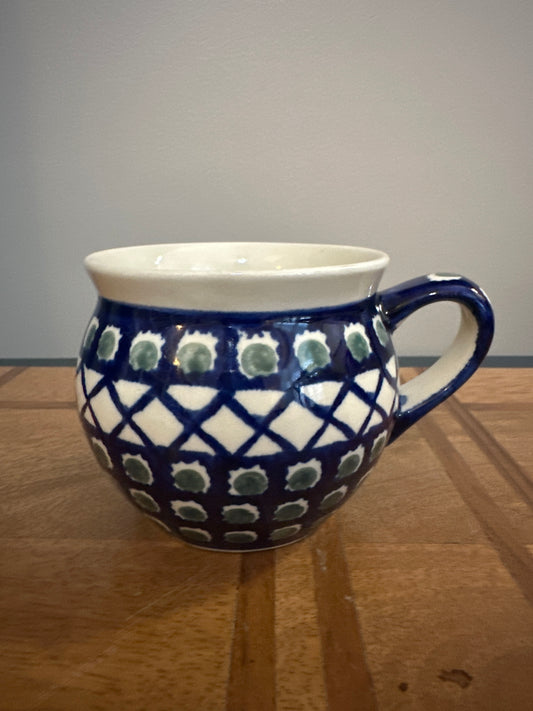 Zaklady Polish Pottery X Pattern 12oz Cup/Mug