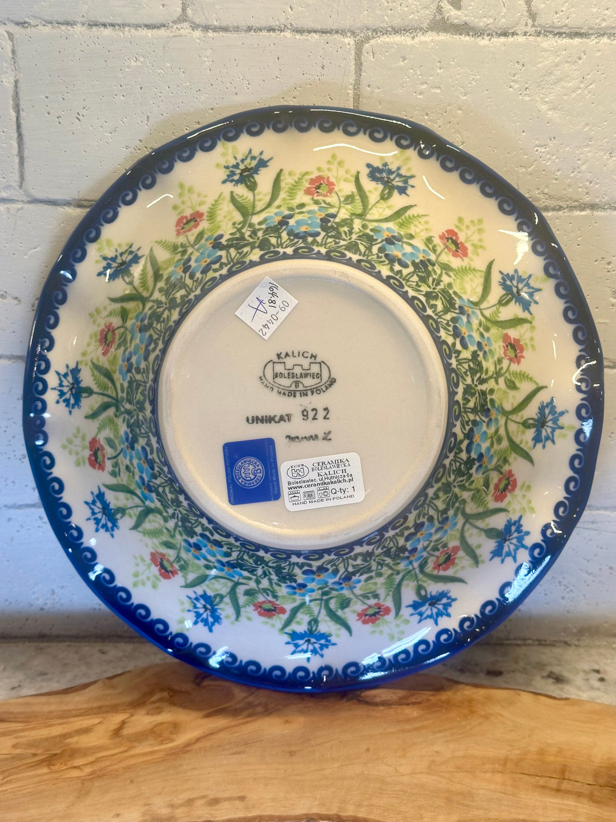 Kalich, 2026 Brand New Shape! Poppy Field, Large Wave Bowl
