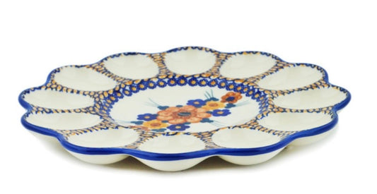 Manufaktura,  Unikat Retro Brown Beauty, Egg Plate