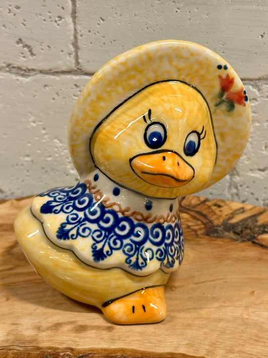Vena, Autumn Burst, Lady Duck with Bonnet Figurine