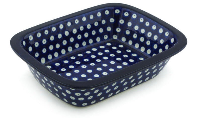 Ceramika Artystyczna, Blue Eyes, Rectangular Baker