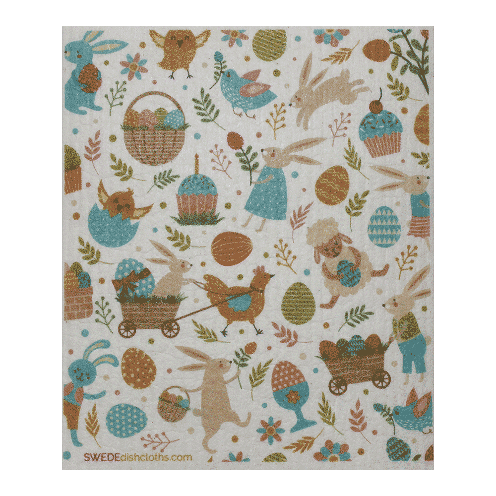 Swedish Dishcloths Easter Collage
