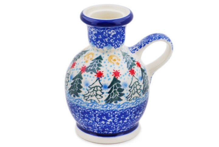 Ceramika Artystyczna, U4174, Glowing Christmas Trees, Candle Holder
