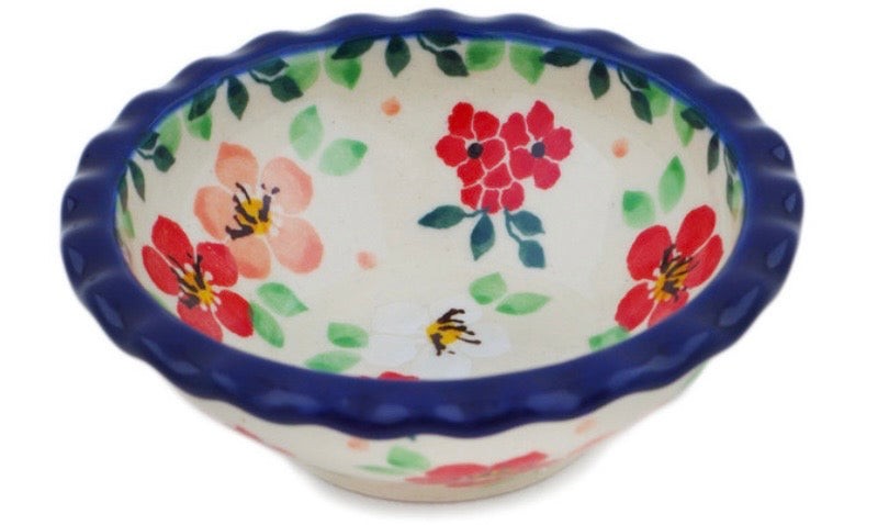 Ceramika Artystyczna, Pink Divinity, Scalloped Bowl