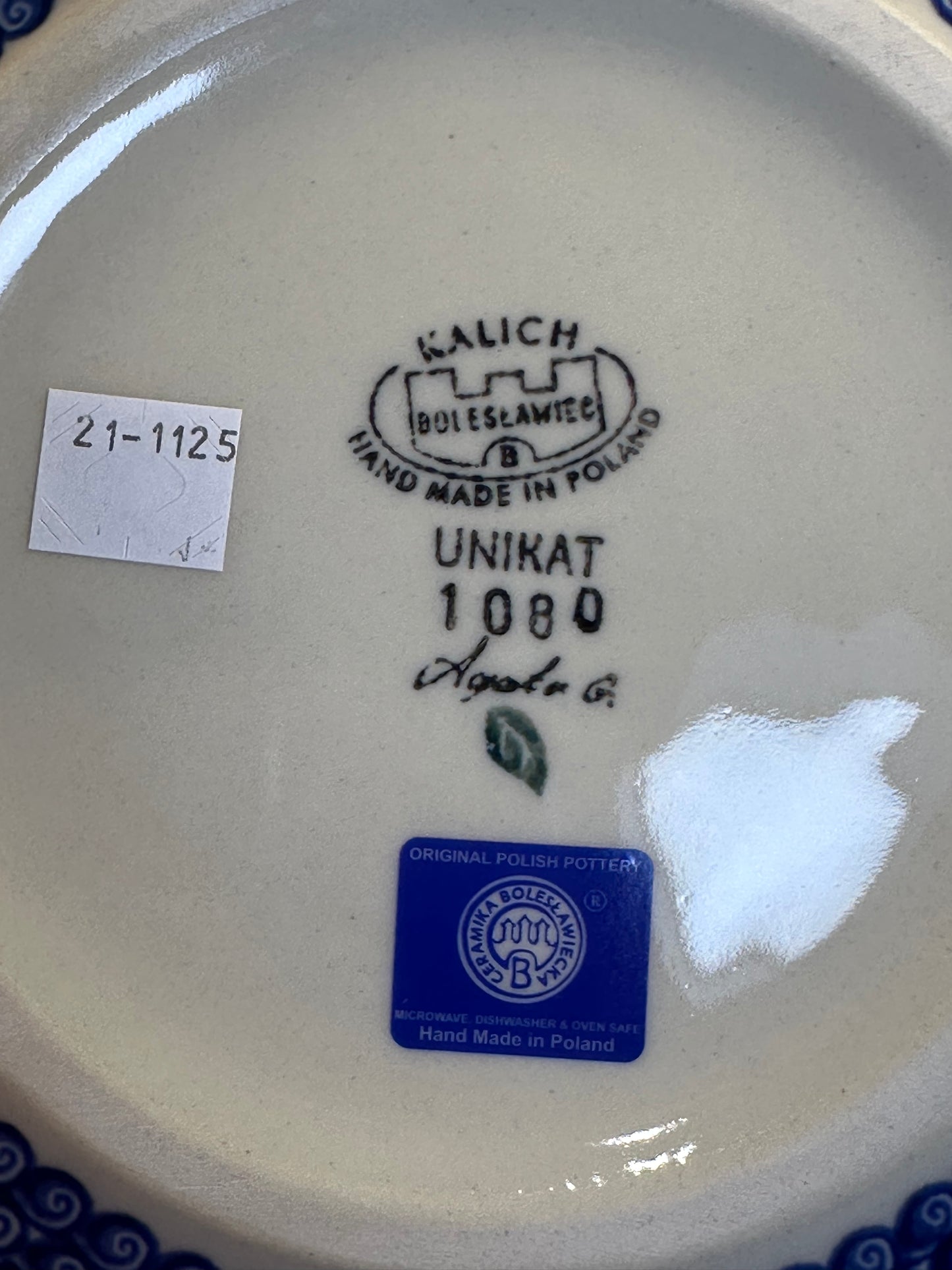 Kalich, Art Level, Cherries and Blossom, Lipped Plate 8"