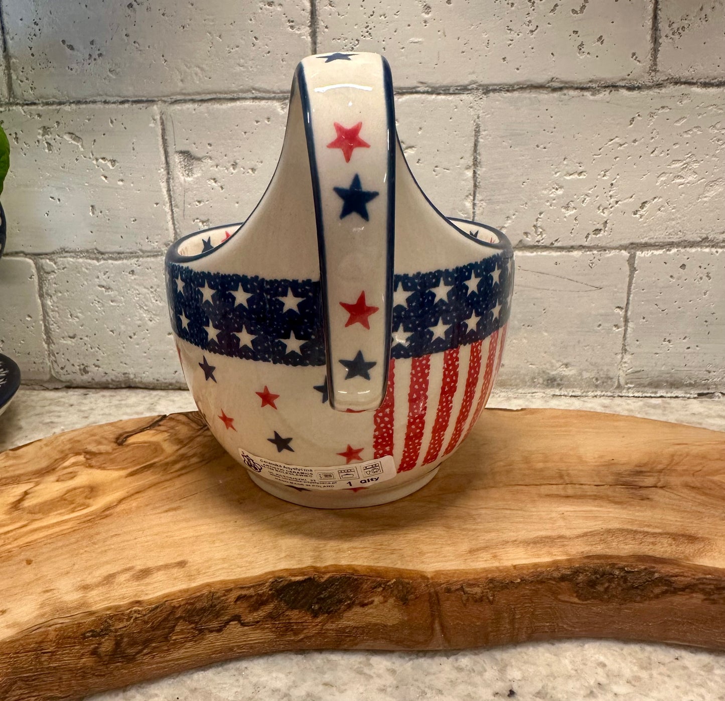 Ceramika Artystyczna, American Stars and Stripes, Loop Bowl/Mug