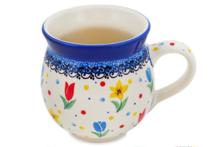 Ceramika Artystyczna, Unikat U4975 Full Bloom, Medium Bubble Mug