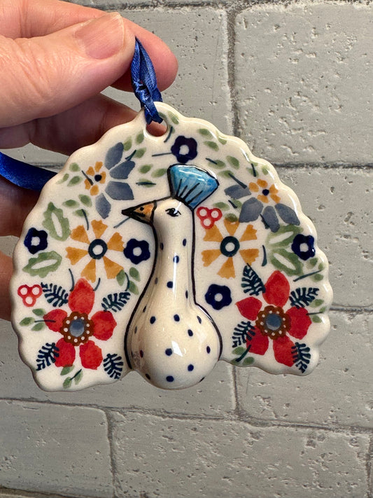 Manufaktura DPLC Posies, Peacock Ornament
