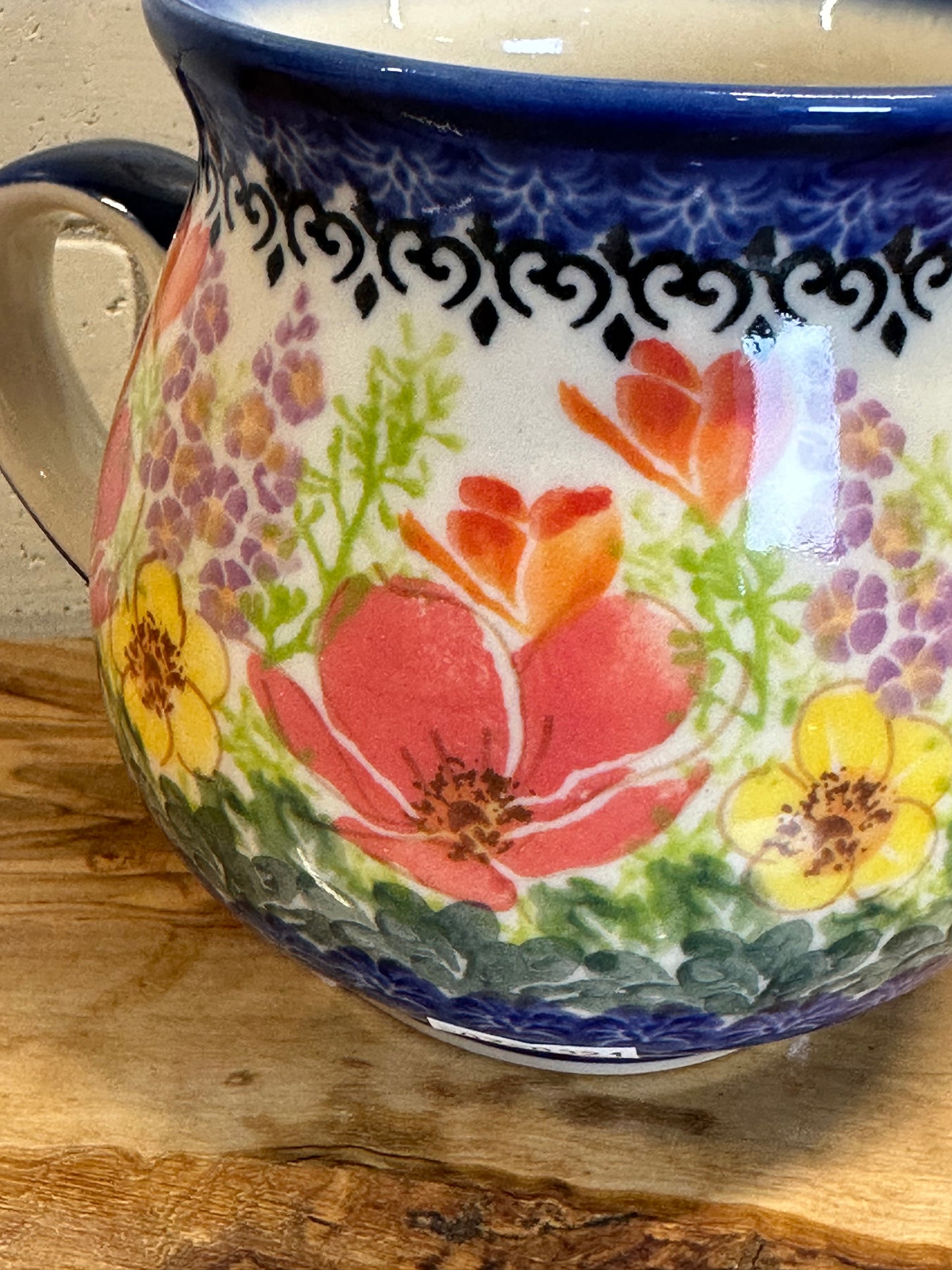 Kalich, Pink, Lavendar, Yellow Large Bubble Mug