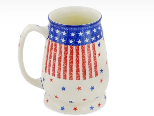 Ceramika Artystyczna, American Stars and Stripes, Stein 34 oz