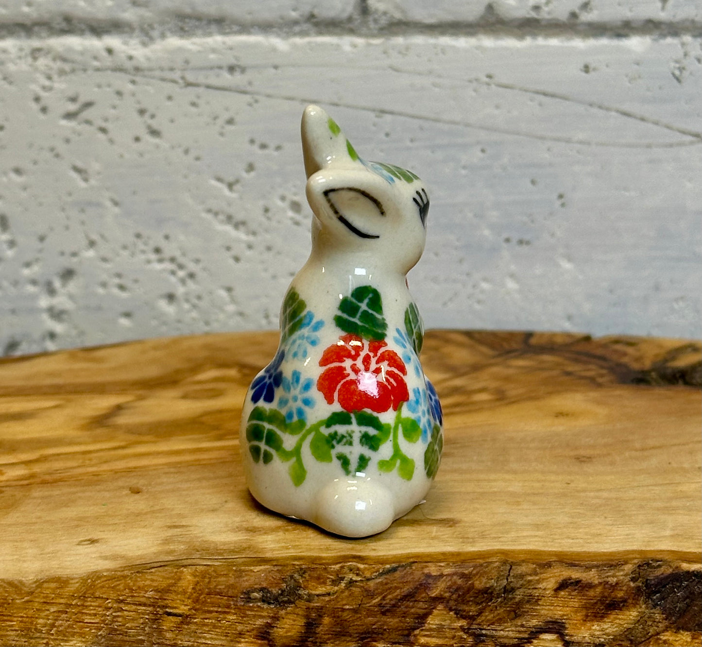 Kalich, Blues and Red, Mini Bunny with Carrot, 2.5"