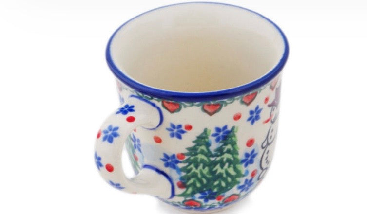 Ceramika Artystyczna, Unikat U4661, Dancing Snowman, Espresso Cup