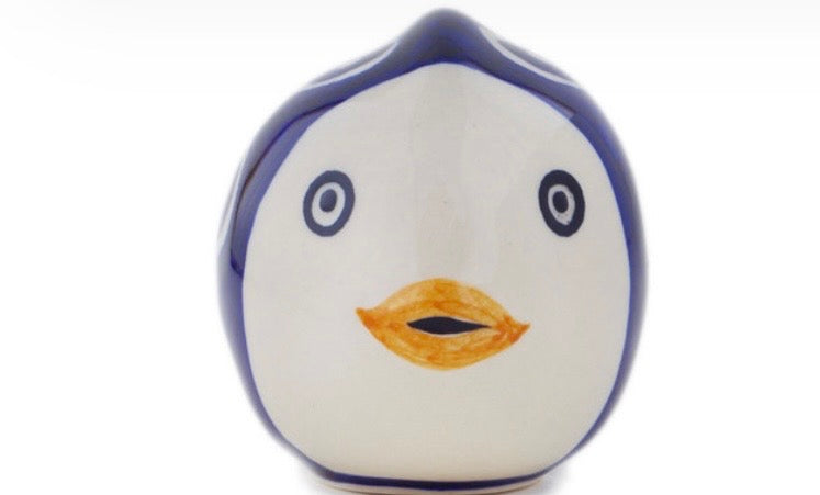Manufaktura, Unikat Bold Blue Eyes, Fish Figurine 4"
