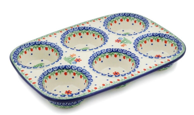 Ceramika Artystyczna, Babcia's Garden, Muffin Pan