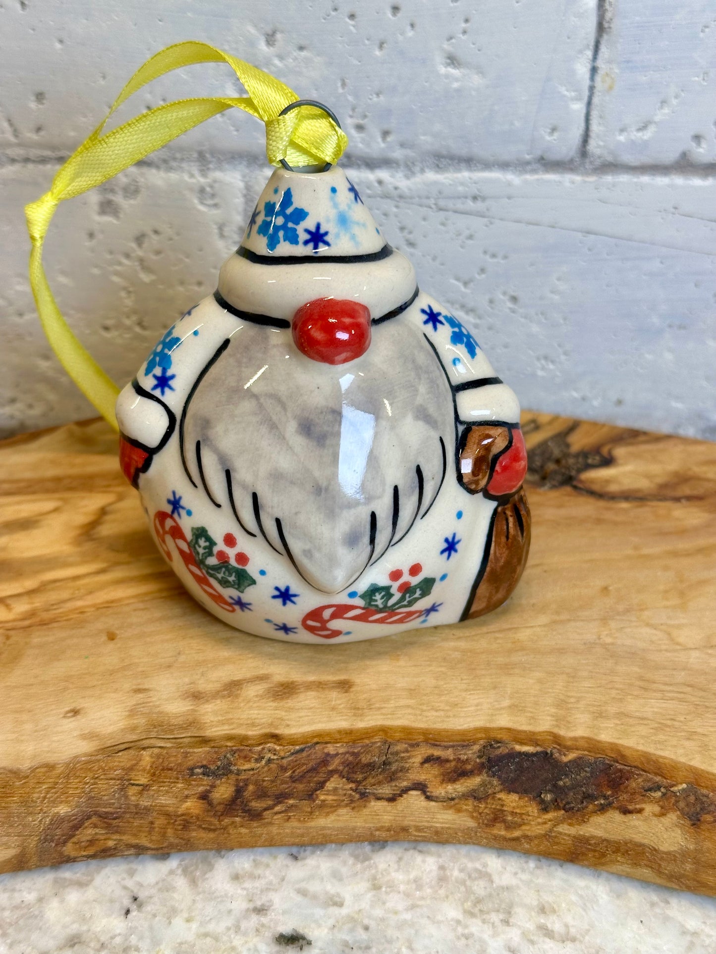 Vena, Scandinavian, Chubby Santa Ornament
