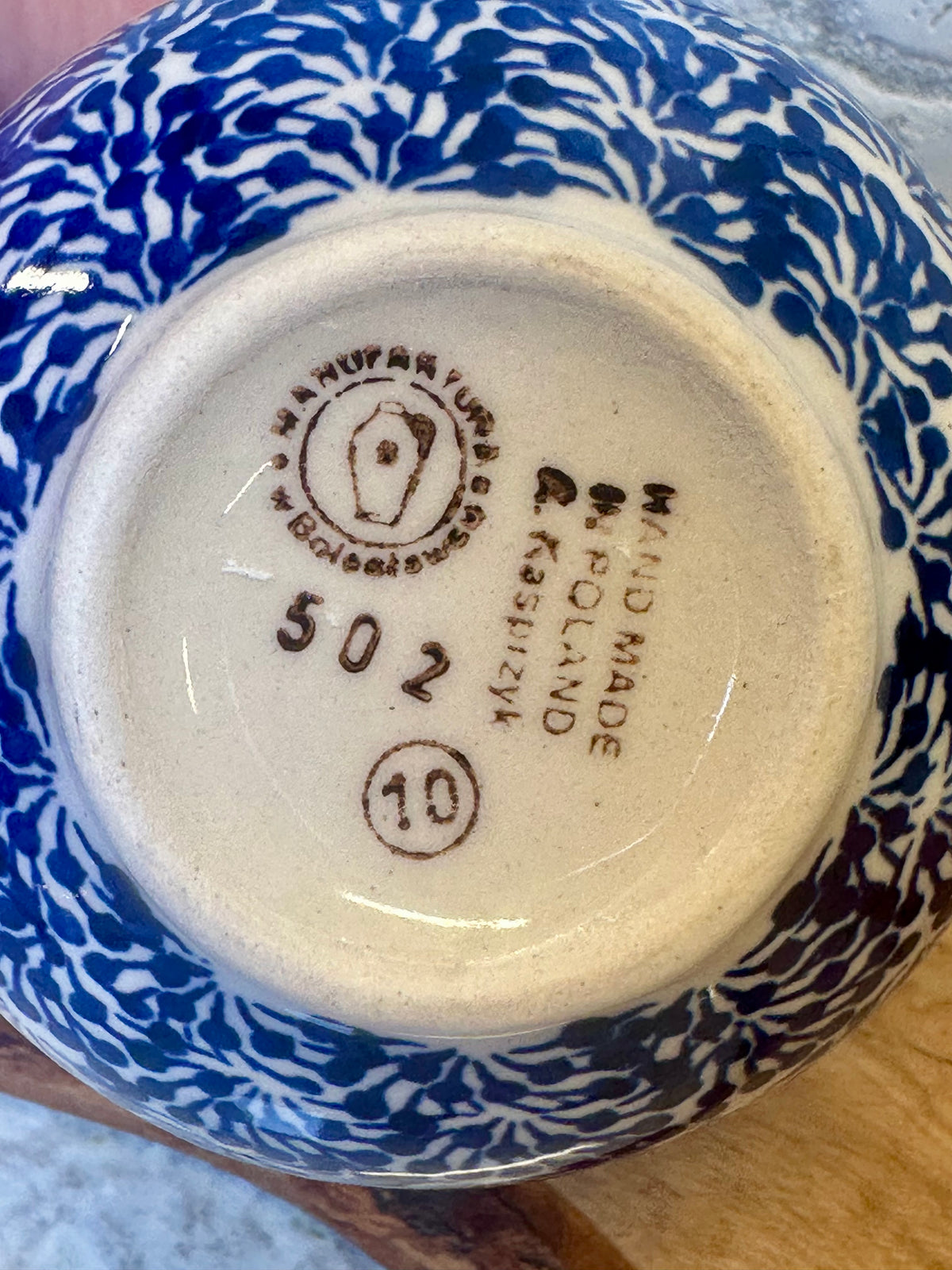 Manufaktura, Sky Blue Floral, Medium Bubble Mug