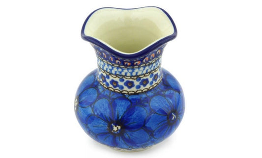Ceramika Artystyczna, Unikat 408, Cobalt Poppies, Vase
