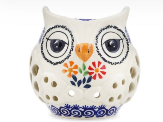 Manufaktura, Marigold Owl Luminary/Wax Warmer/ Figurine