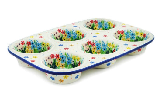 Ceramika Artystyczna, Unikat U4875, Colors Of The Wind, Muffin Pan