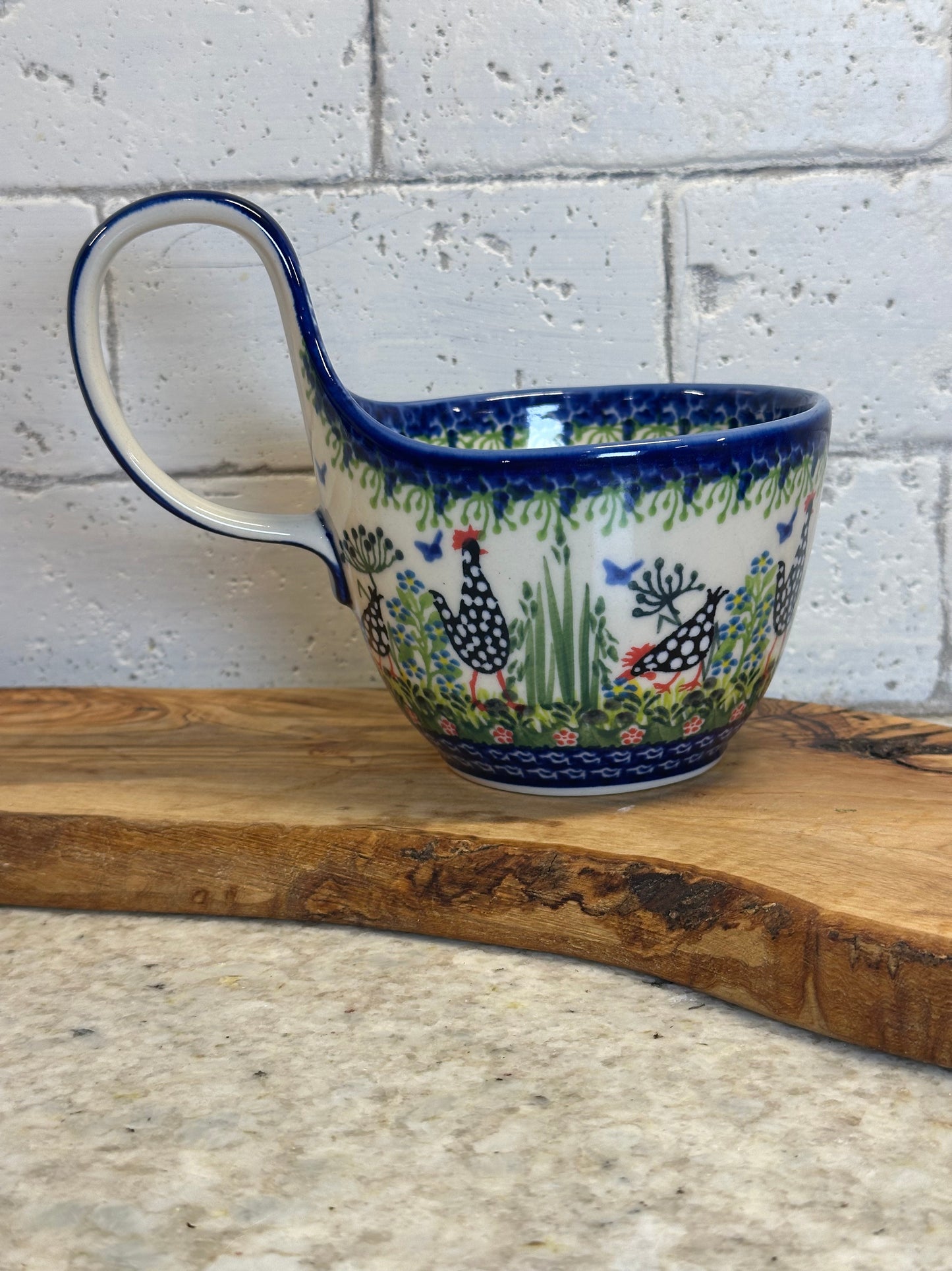 Kalich, Art Level A, Polka Chicken, Loop Mug/Bowl