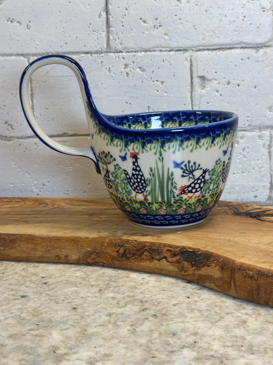 Kalich, Art Level A, Polka Chicken, Loop Mug/Bowl