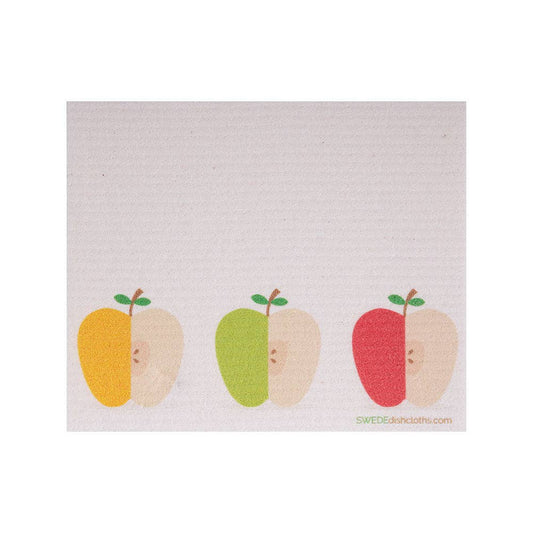 Swedish Dishcloth Three Apples