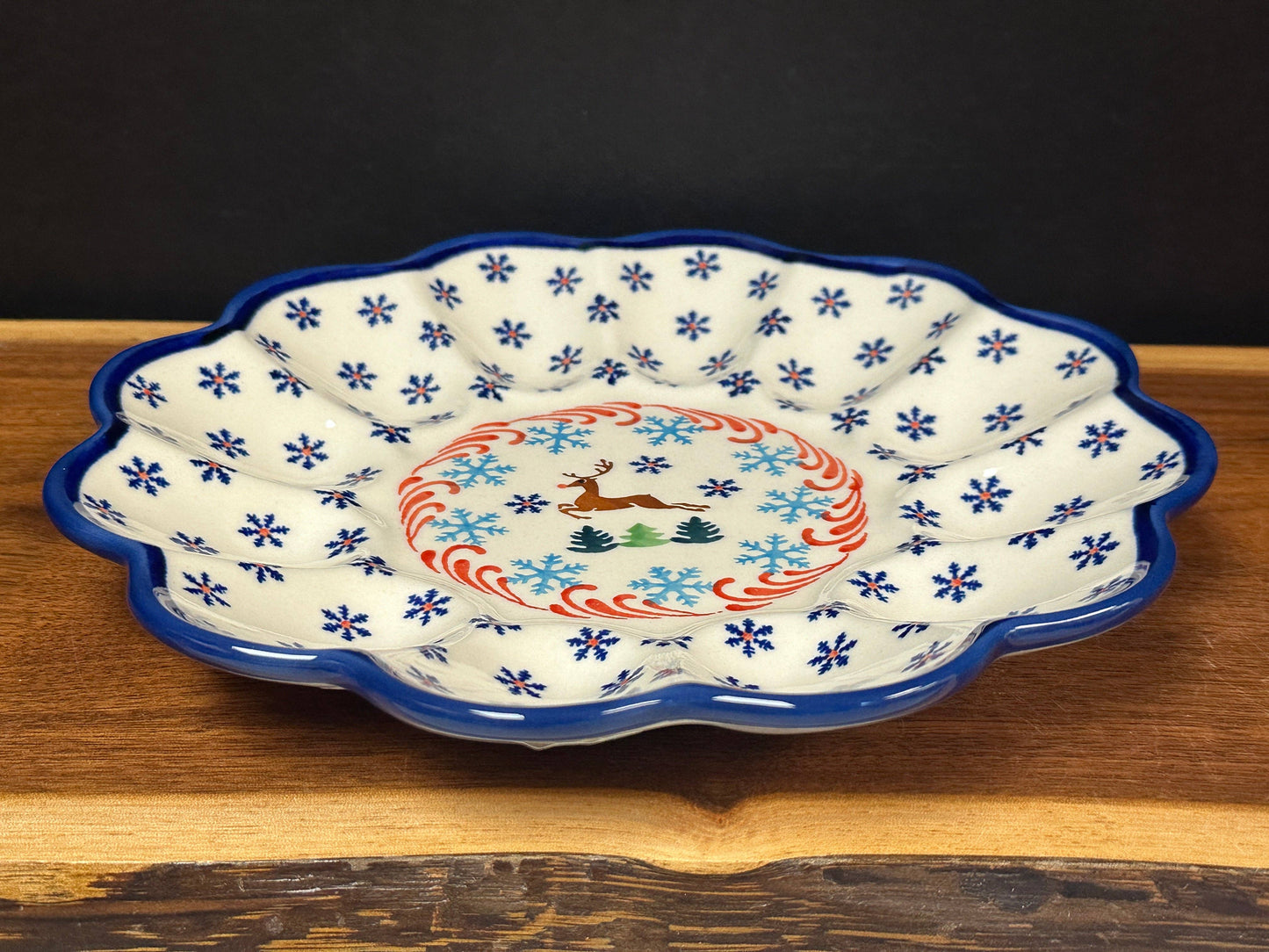 Egg Plate - Reindeer Games
