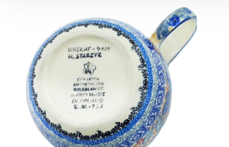 Ceramika Artystyczna, U4129 Beautiful Blues, Loop Mug/Bowl