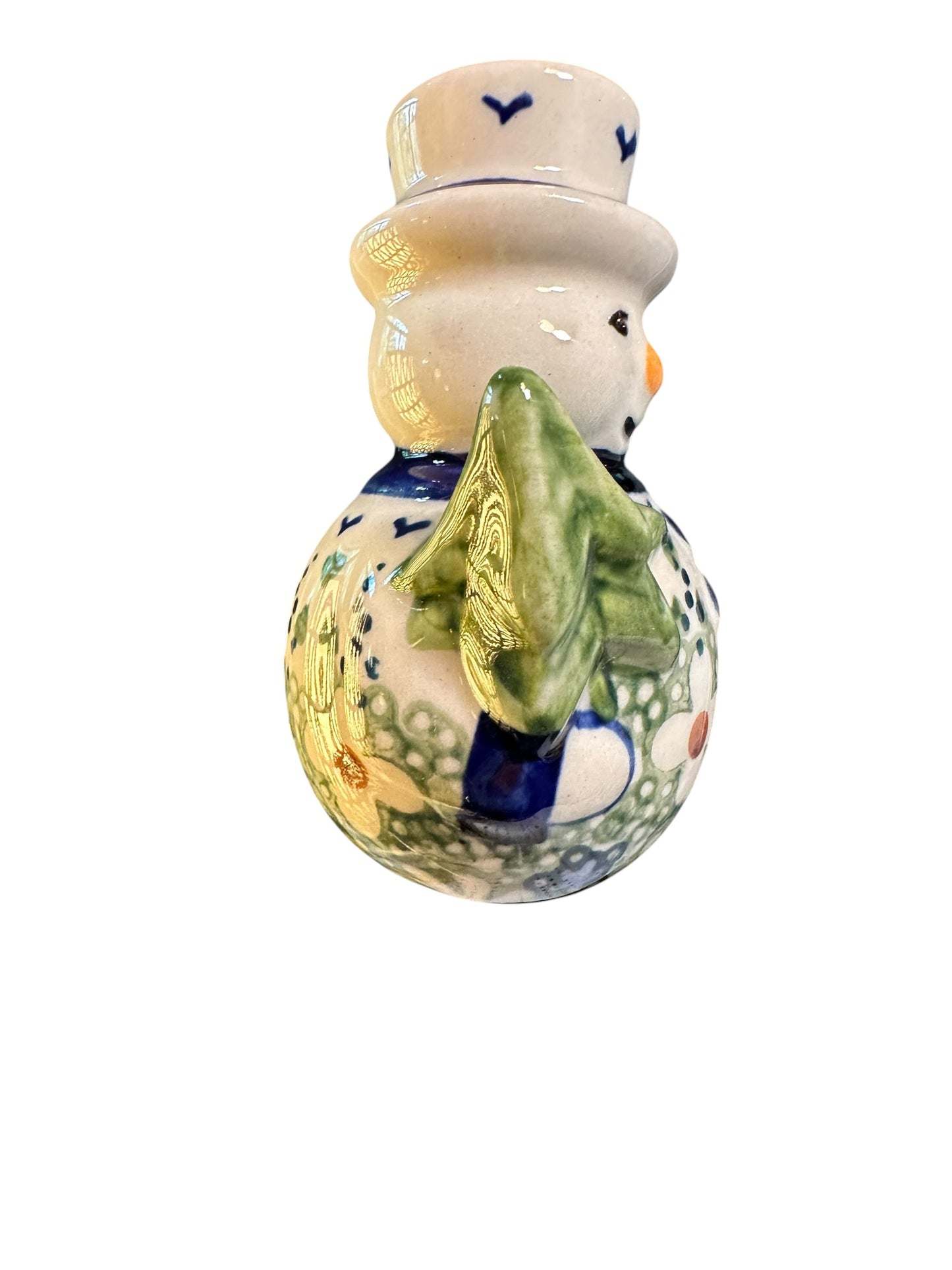 Manufaktura, Daisy Jane, Snowman with Tree Ornament