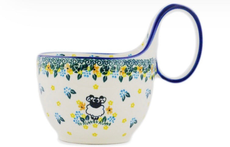Ceramika Artystyczna, Sheep In The Meadow, Loop Mug/Bowl
