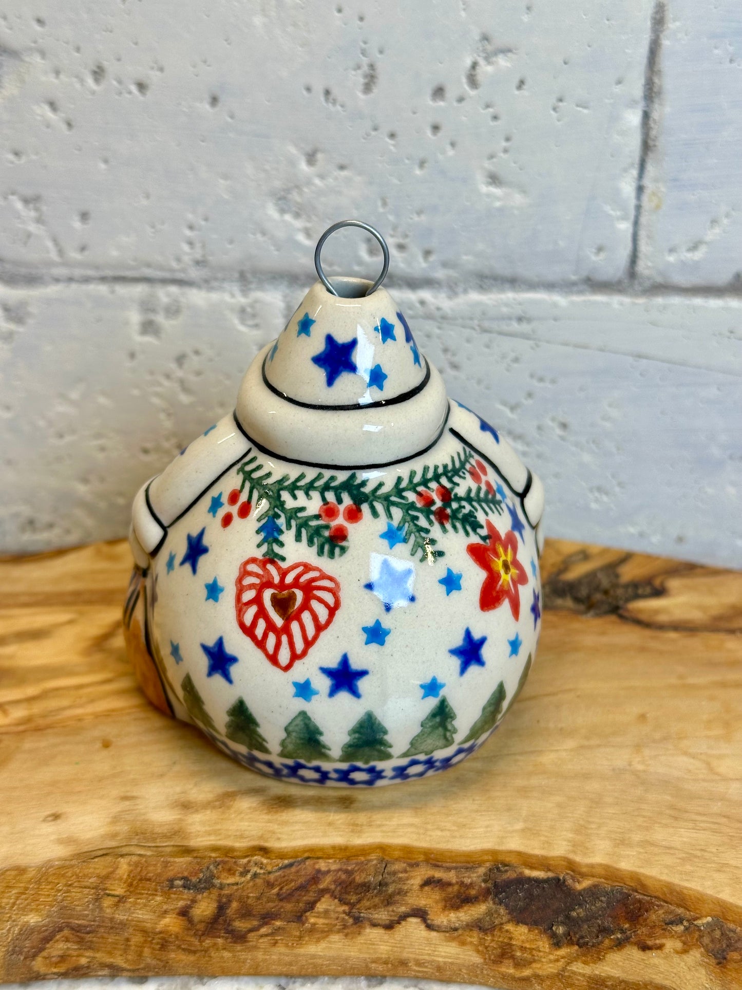 Vena, Scandinavian, Chubby Santa Ornament